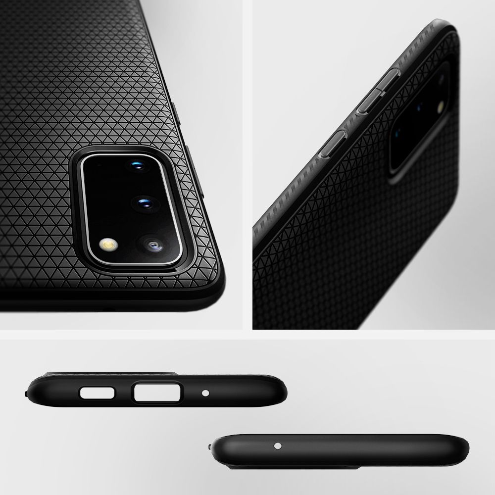 etui Spigen Liquid AIR Armor Czarne Samsung Galaxy S20 Plus / 11