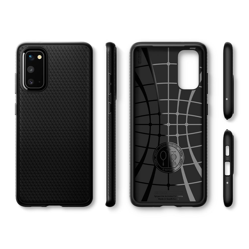 etui Spigen Liquid AIR Armor Czarne Samsung Galaxy S20 / 10