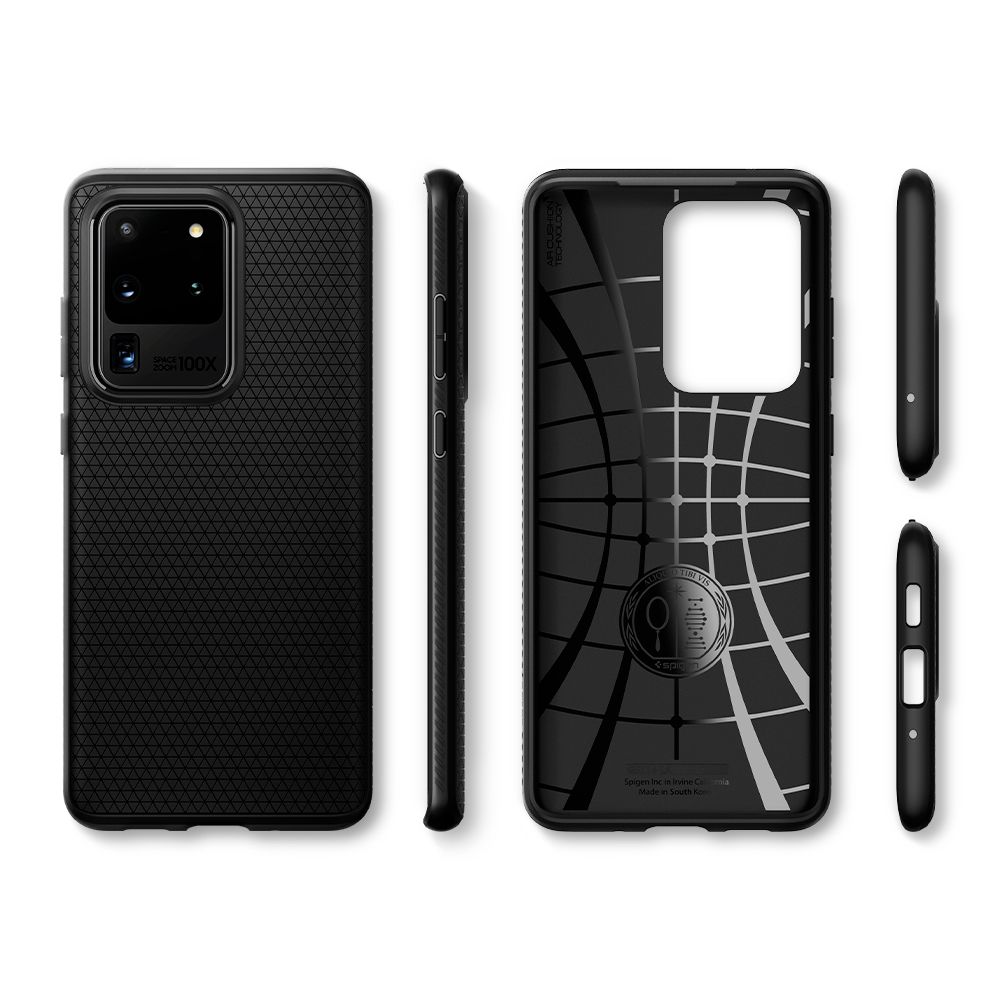 etui Spigen Liquid AIR Armor Czarne Samsung galaxy S20 Ultra / 10