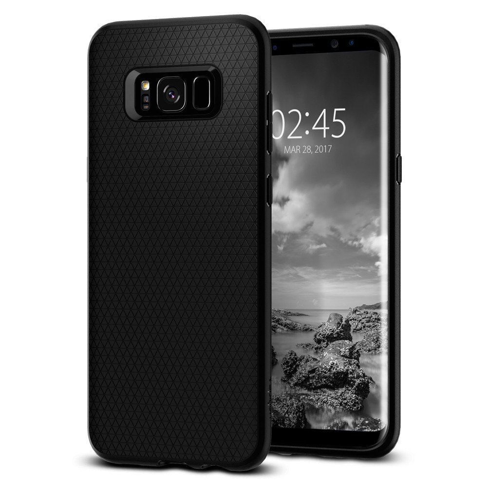 etui Spigen Liquid AIR Armor Czarne Samsung Galaxy S8