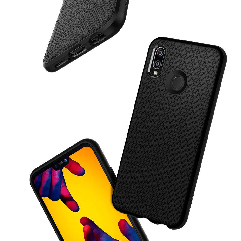 etui Spigen Liquid AIR Armor Czarne Huawei P20 Lite / 7