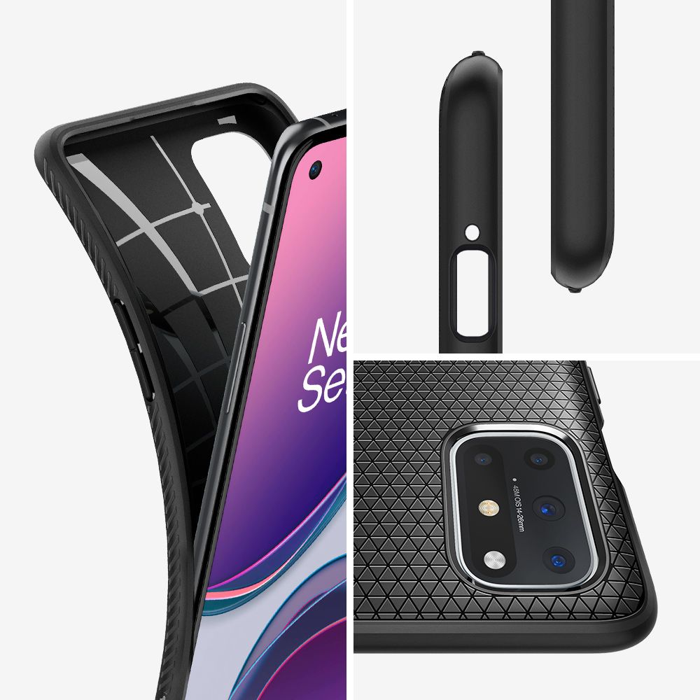 etui Spigen Liquid AIR Armor czarne OnePlus 8T / 2