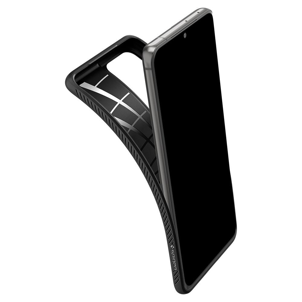 etui Spigen Liquid AIR Armor czarne Samsung s21 Ultra / 6