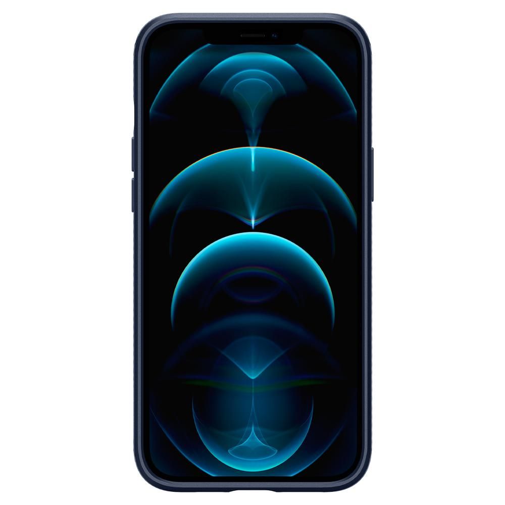 etui Spigen Liquid AIR Armor granatowe Apple iPhone 12 Pro Max / 3