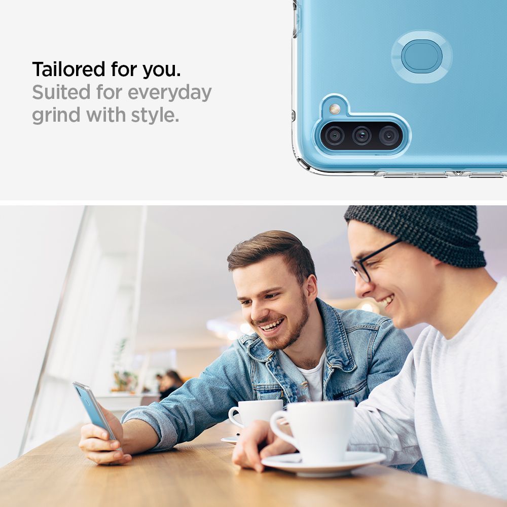 etui Spigen Liquid Crystal Prze�roczyste Samsung Galaxy M11 / 6