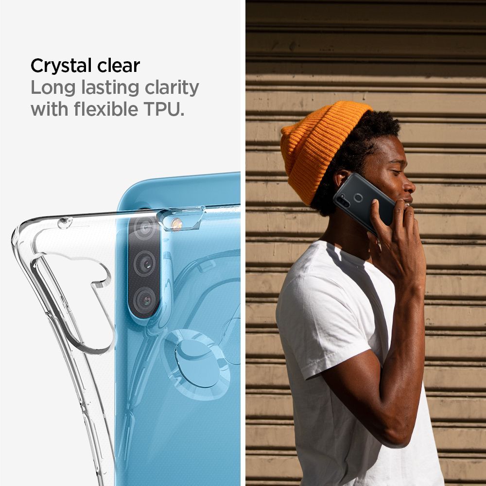 etui Spigen Liquid Crystal Przeroczyste Samsung Galaxy M11 / 9