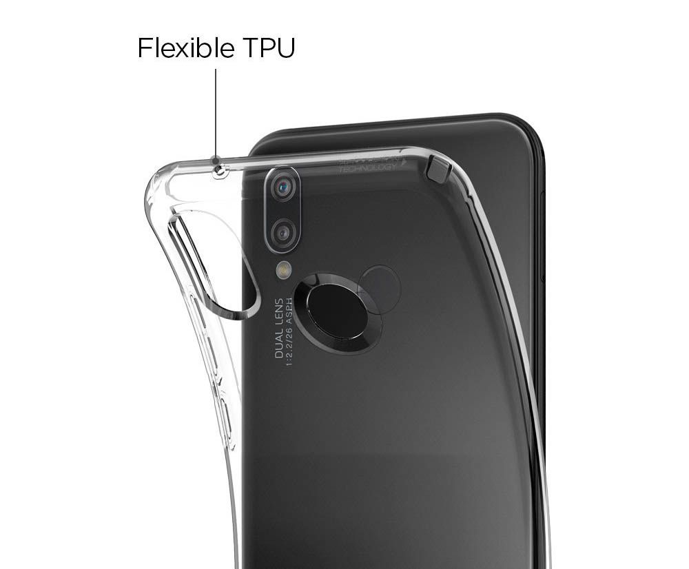 etui Spigen Liquid Crystal Prze�roczyste Huawei P20 Lite / 4