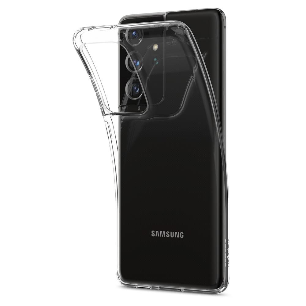 etui Spigen Liquid Crystal przeroczyste Samsung s21 Ultra / 5