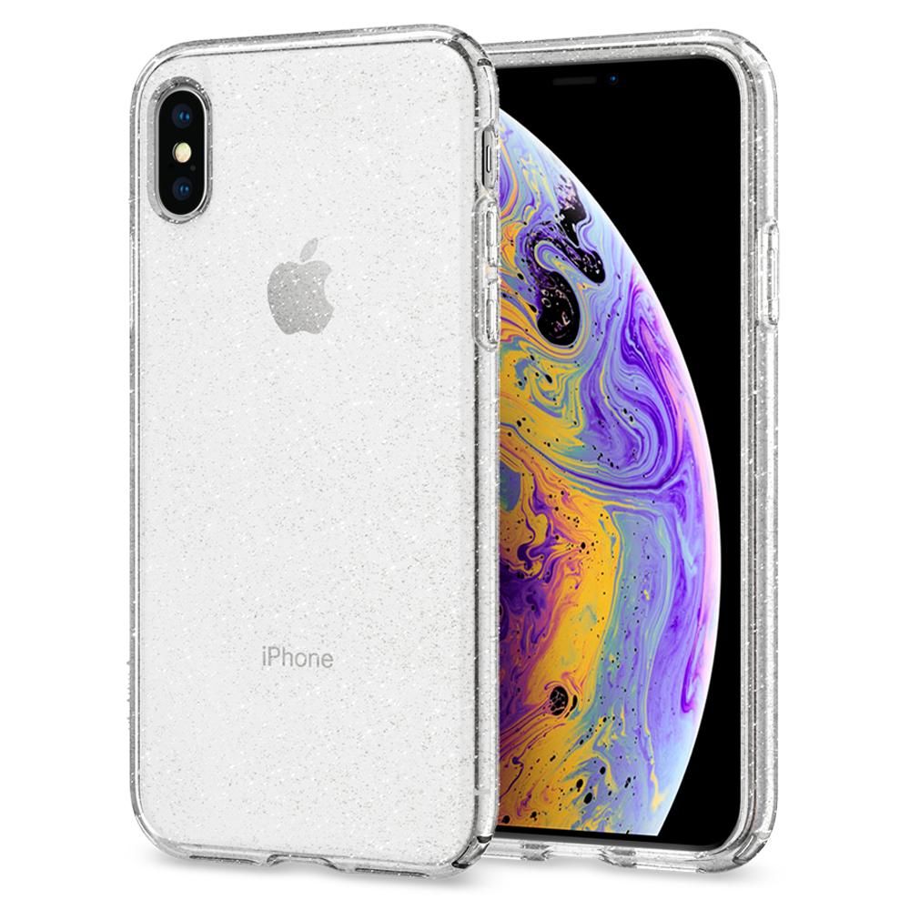 etui Spigen Liquid Glitter Przeźroczyste Apple iPhone X / 7 etui Spigen Liquid Glitter Przeźroczyste Apple iPhone X / 7