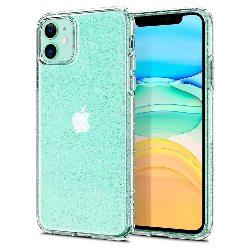 etui Spigen Liquid Glitter Prze�roczyste Apple iPhone 11