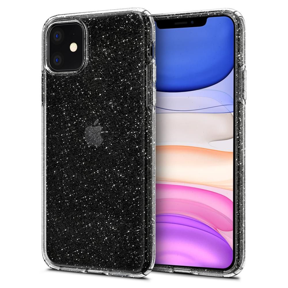 etui Spigen Liquid Glitter Prze�roczyste Apple iPhone 11 / 2
