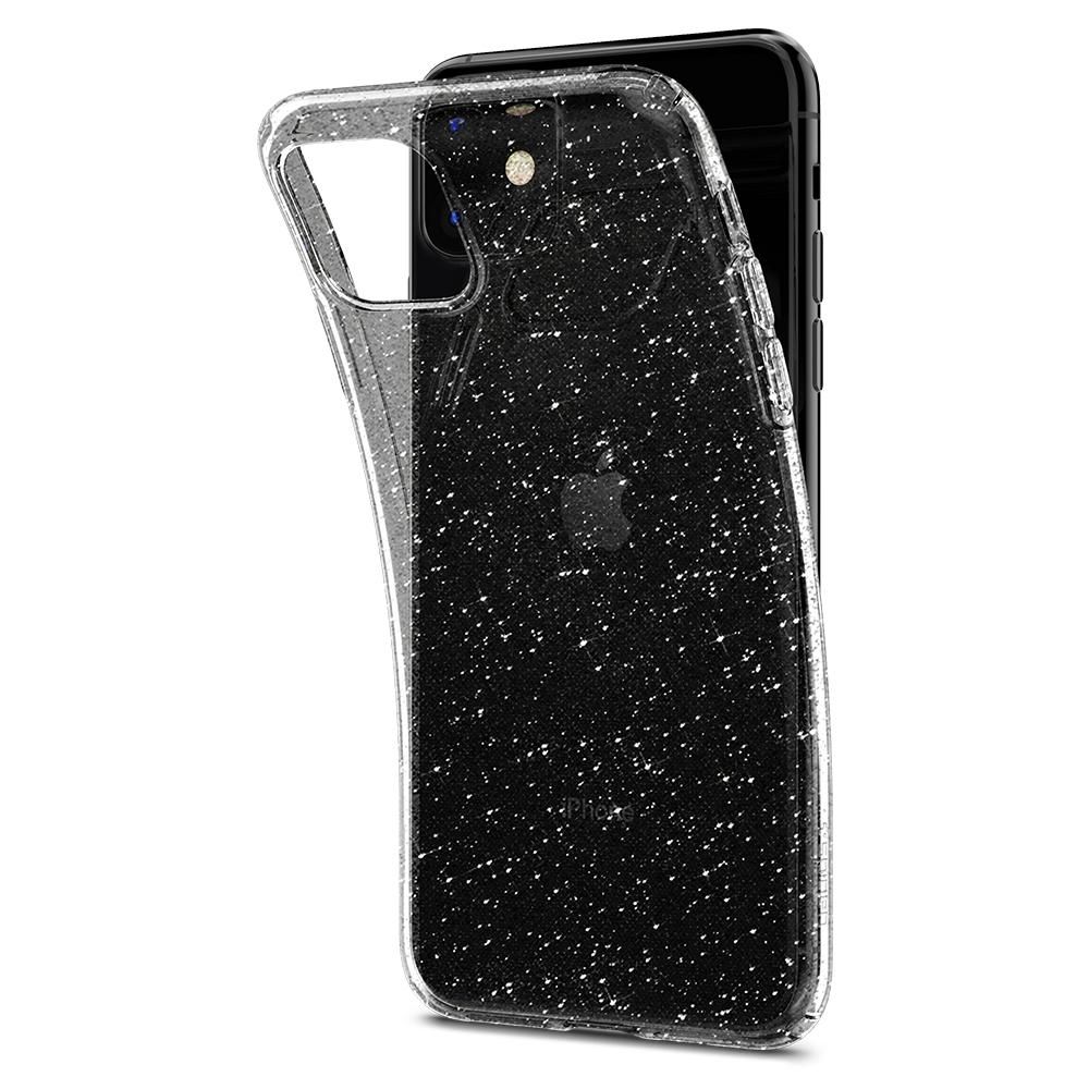 etui Spigen Liquid Glitter Prze�roczyste Apple iPhone 11 / 7