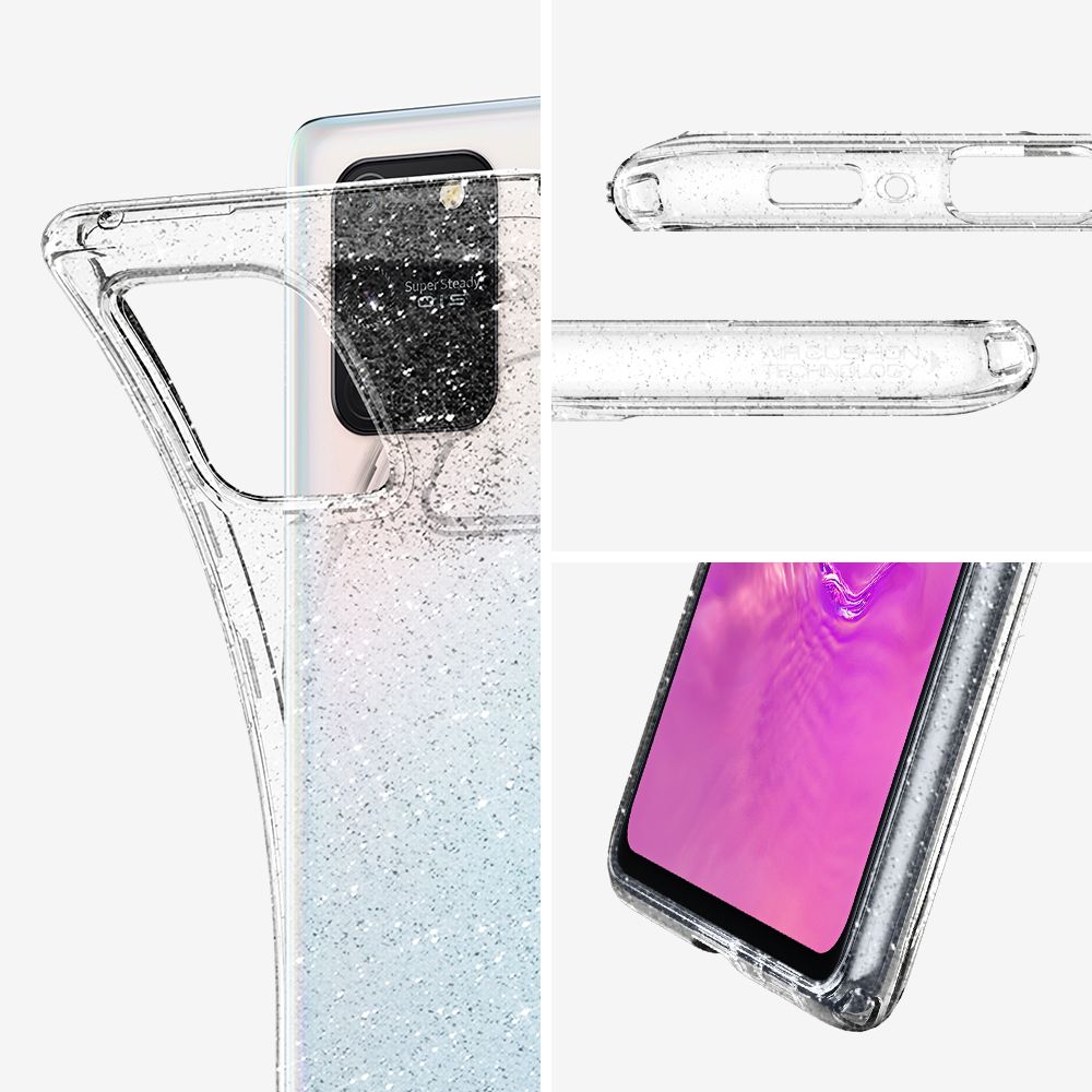 etui Spigen Liquid Glitter Prze�roczyste Samsung Galaxy S10 Lite / 11