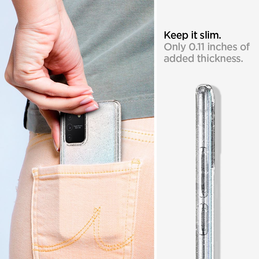 etui Spigen Liquid Glitter Prze�roczyste Samsung Galaxy S10 Lite / 2