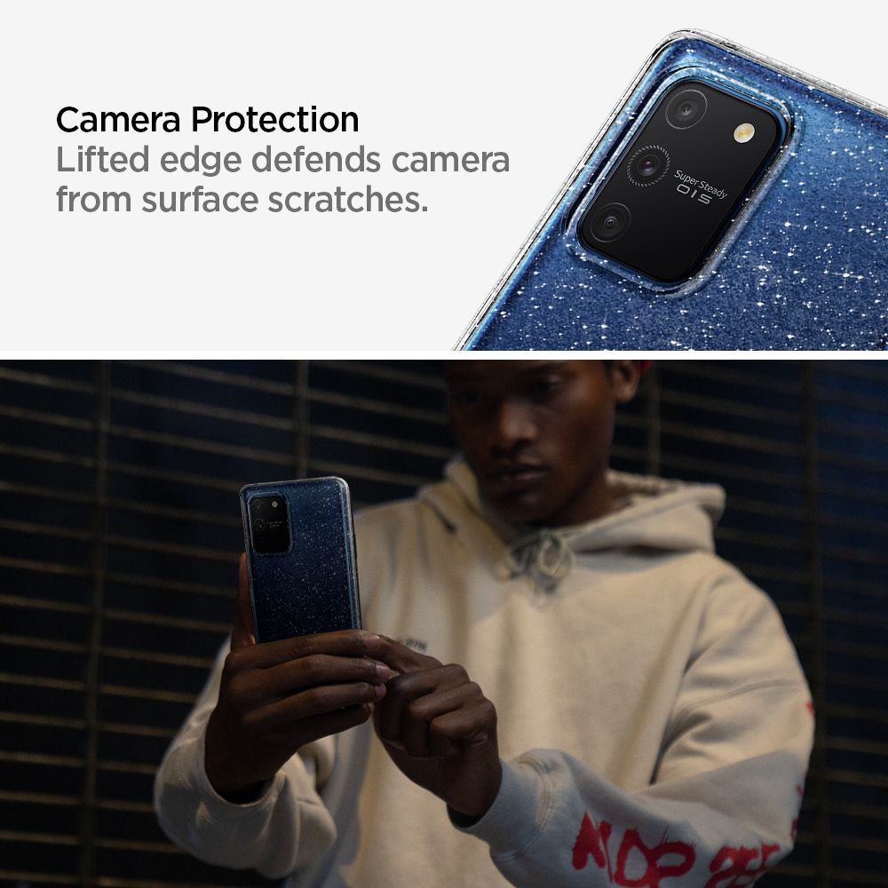 etui Spigen Liquid Glitter Prze�roczyste Samsung Galaxy S10 Lite / 3