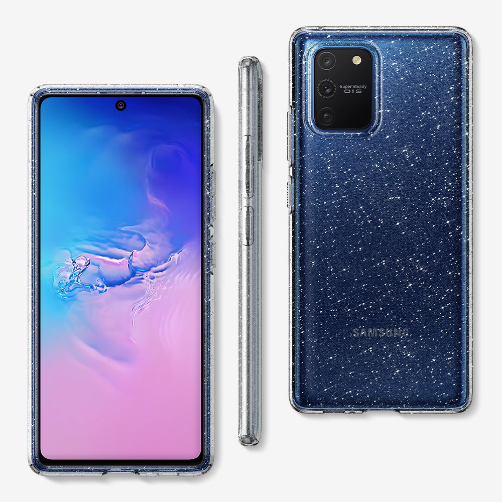 etui Spigen Liquid Glitter Prze�roczyste Samsung Galaxy S10 Lite / 5