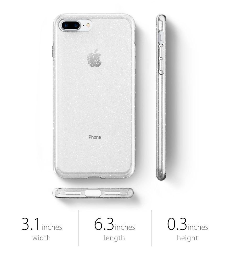 etui Spigen Liquid Glitter Przeroczyste Apple iPhone 7 Plus / 6
