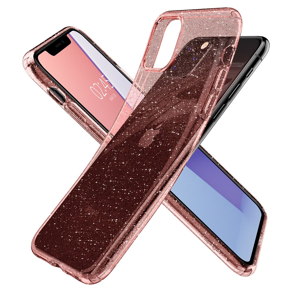 etui Spigen Liquid Glitter Rose Apple iPhone 11 Pro / 6