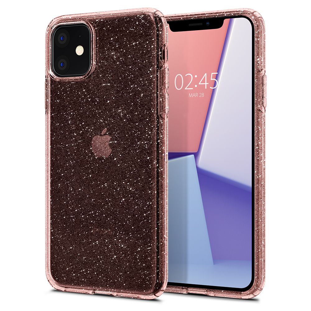 etui Spigen Liquid Glitter Rose Apple iPhone 11 / 9 etui Spigen Liquid Glitter Rose Apple iPhone 11 / 9