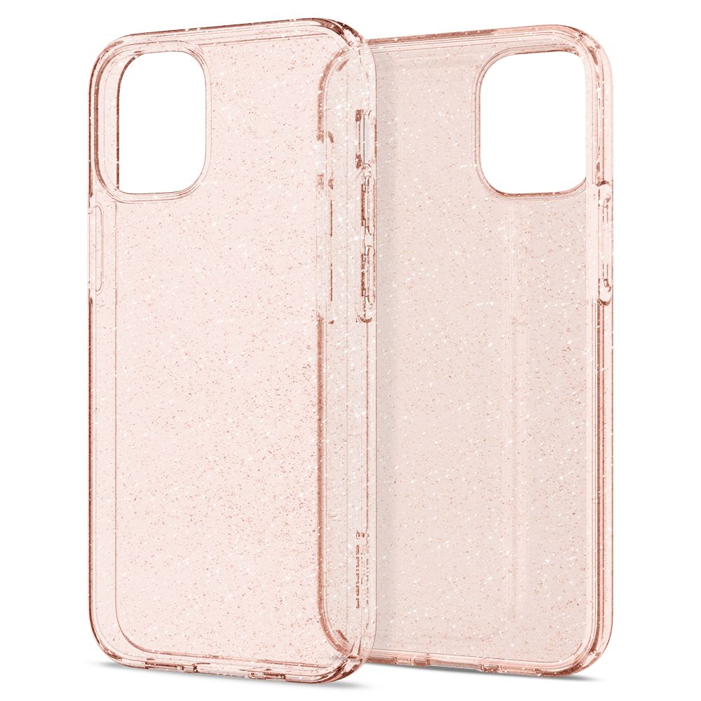 etui Spigen Liquid Glitter rose Apple iPhone 12 Mini / 10