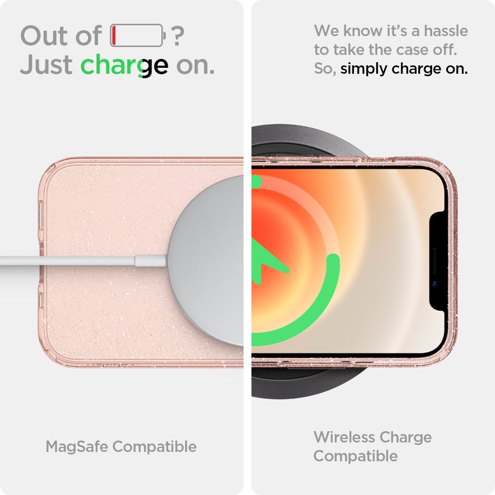 etui Spigen Liquid Glitter rose Apple iPhone 12 Mini / 12 etui Spigen Liquid Glitter rose Apple iPhone 12 Mini / 12