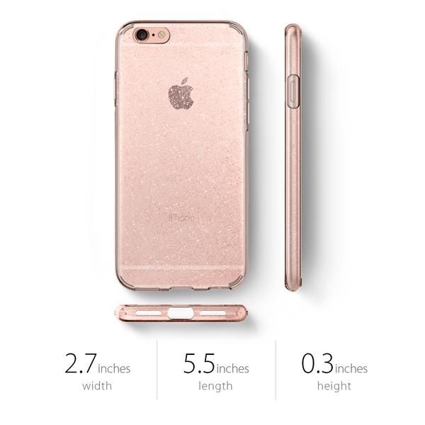 etui Spigen Liquid Glitter Rose Apple iPhone 6 / 2