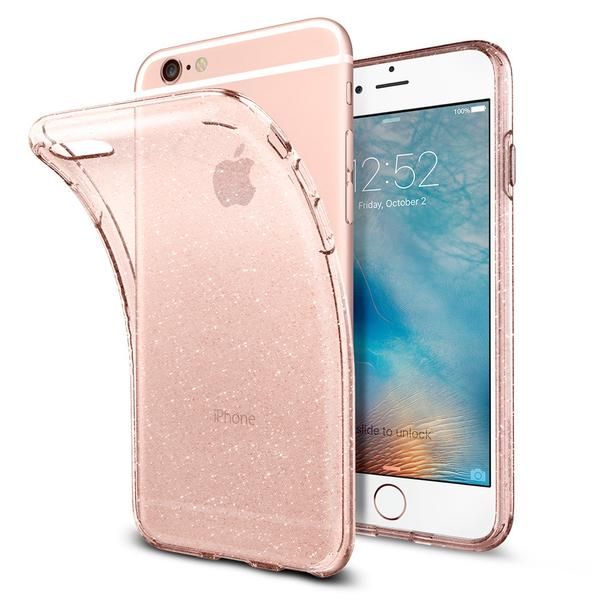 etui Spigen Liquid Glitter Rose Apple iPhone 6 / 3