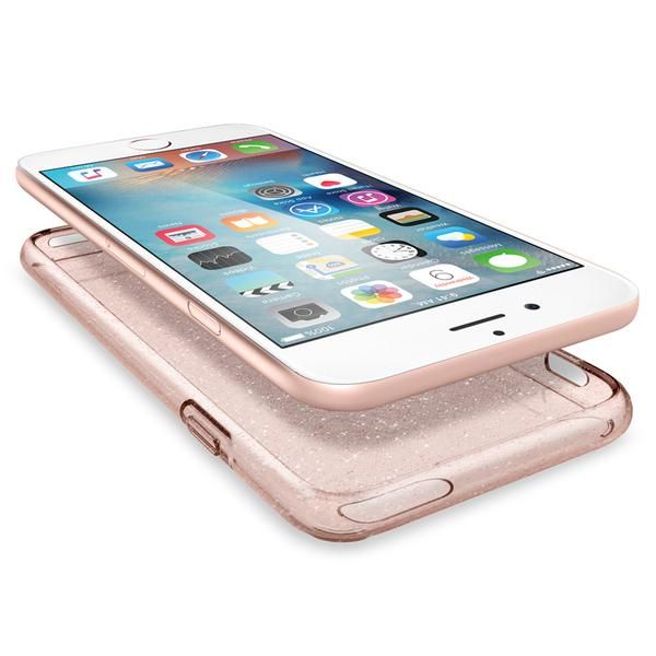 etui Spigen Liquid Glitter Rose Apple iPhone 6 / 5