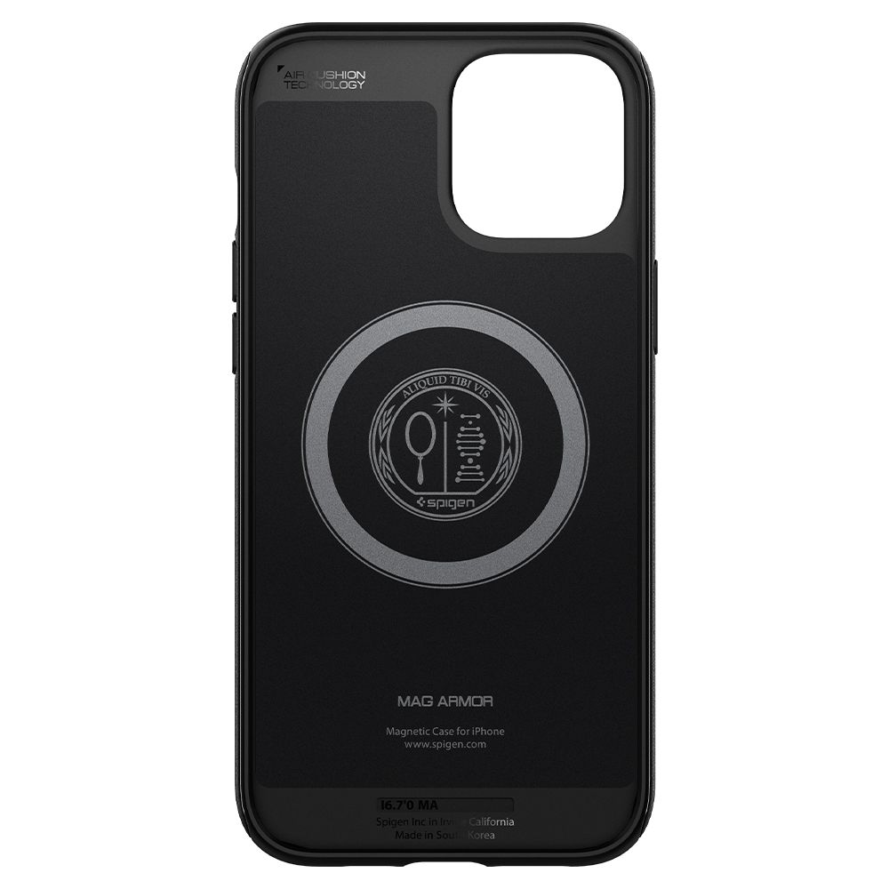etui Spigen Mag Armor czarne Apple iPhone 12 Pro Max / 3