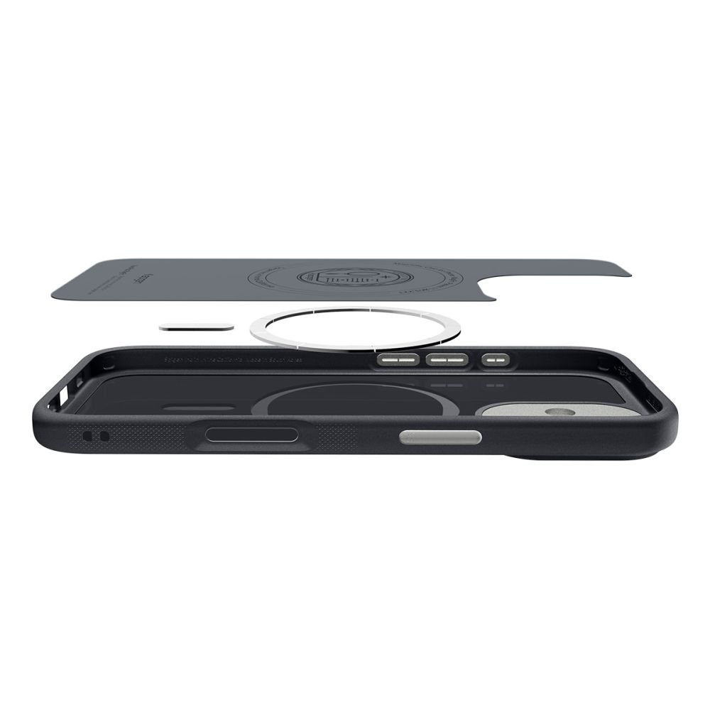 etui Spigen Nano Pop Mag Magsafe Czarne sesame Apple iPhone 17 / 9