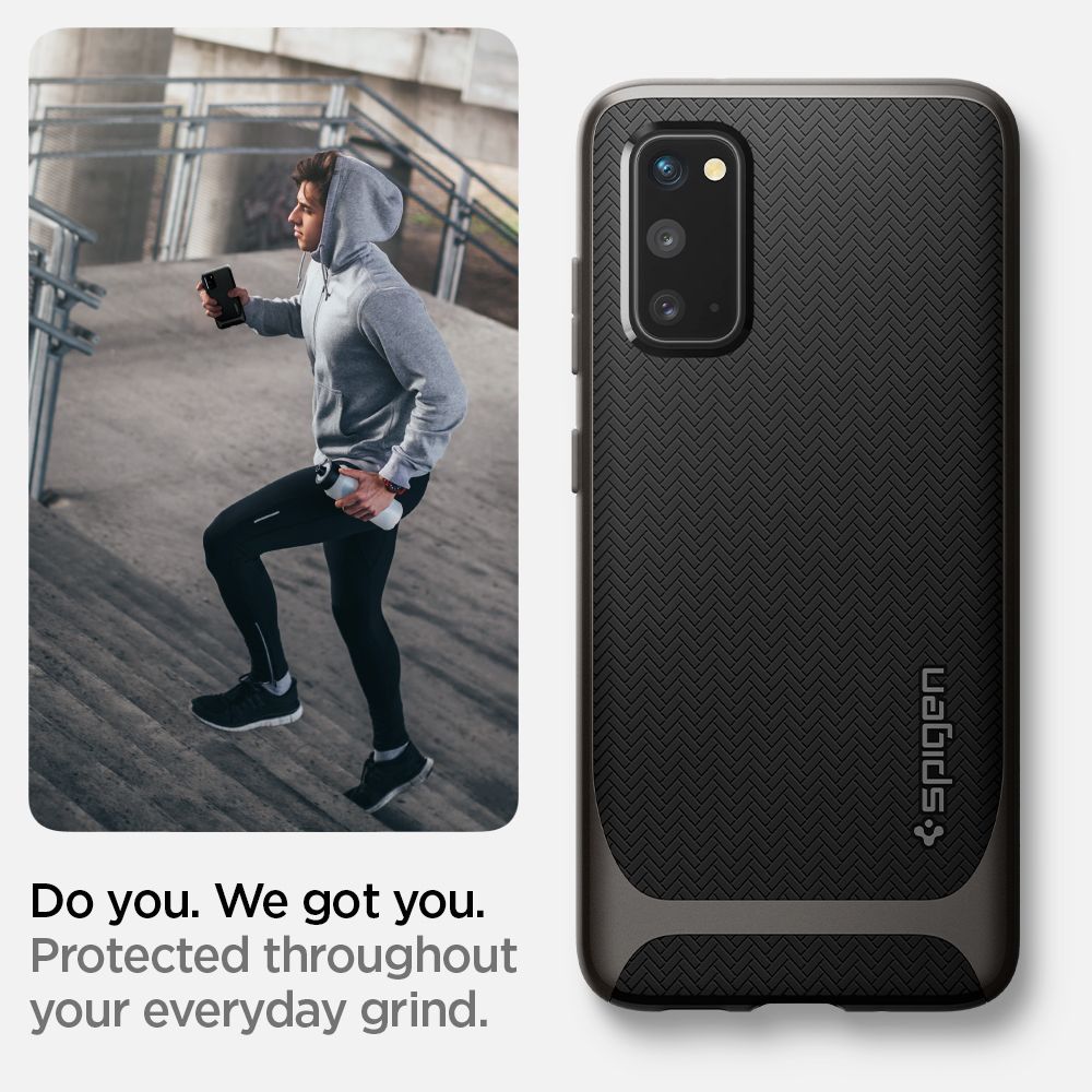 etui Spigen Neo Hybrid Gunmetal Samsung Galaxy S20 / 10