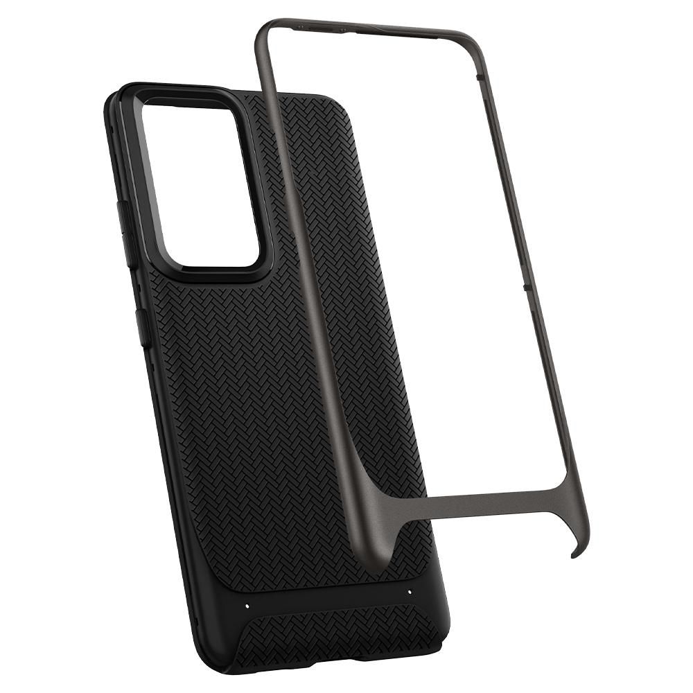 etui Spigen Neo Hybrid gunmetal Samsung s21 Ultra / 9