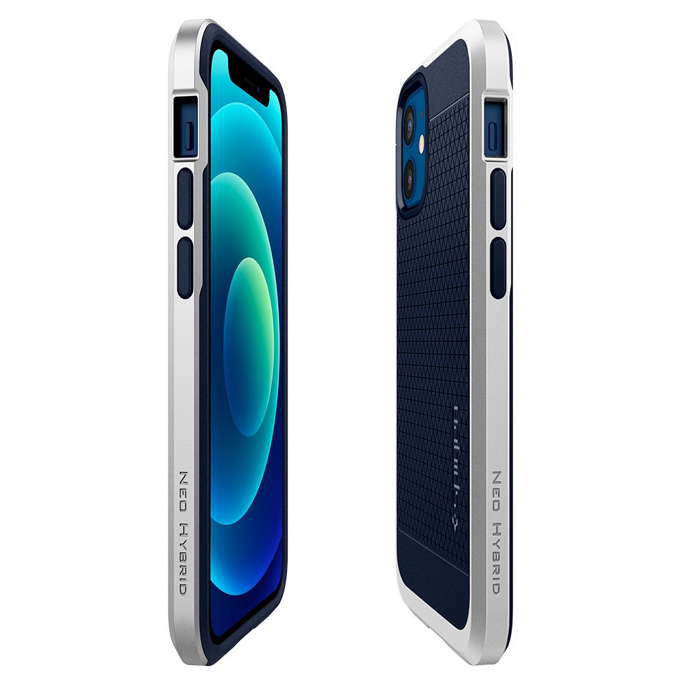 etui Spigen Neo Hybrid Satin srebrne Apple iPhone 12 Mini / 7 etui Spigen Neo Hybrid Satin srebrne Apple iPhone 12 Mini / 7
