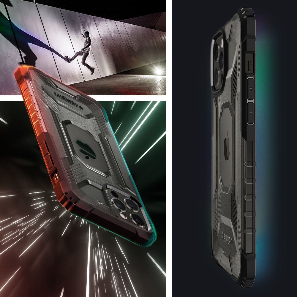 etui Spigen Nitro Force czarne Apple iPhone 12 / 2 etui Spigen Nitro Force czarne Apple iPhone 12 / 2