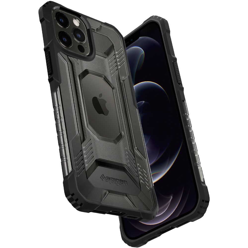 etui Spigen Nitro Force czarne Apple iPhone 12 Pro Max / 7