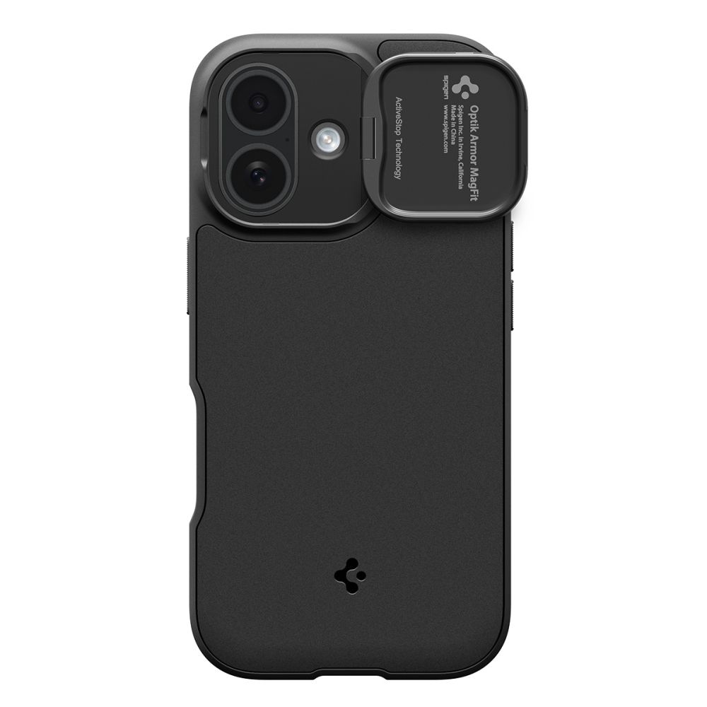 etui Spigen Optik Armor Mag Magsafe czarne Apple iPhone 17 / 2