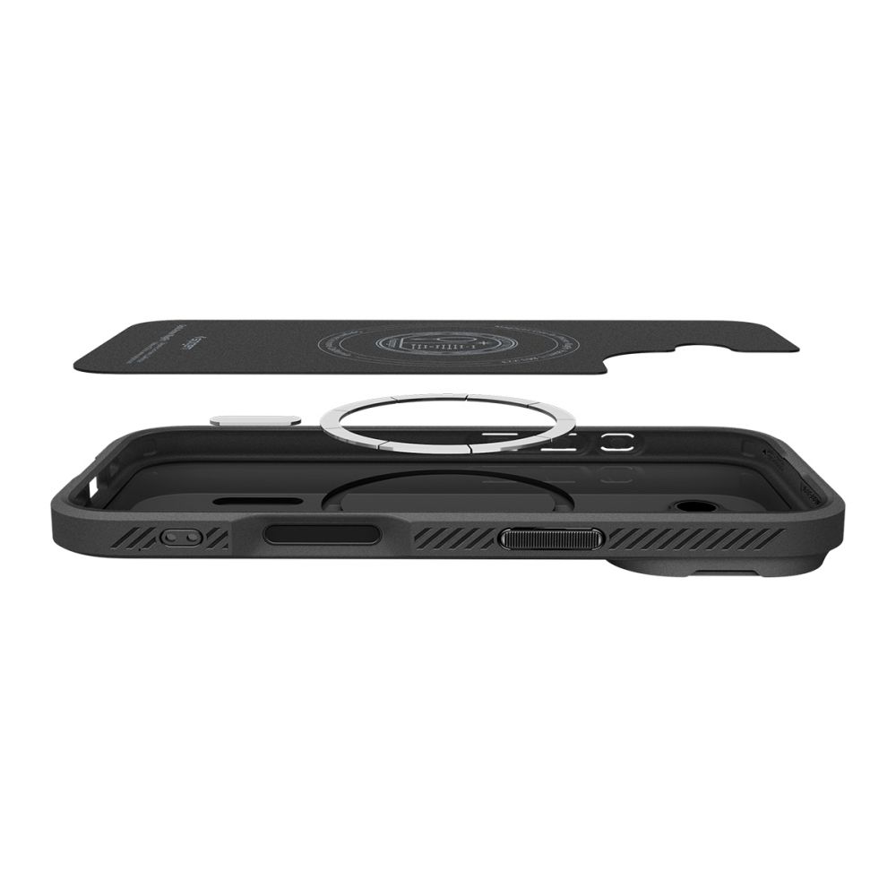 etui Spigen Optik Armor Mag Magsafe czarne Apple iPhone 17 / 5