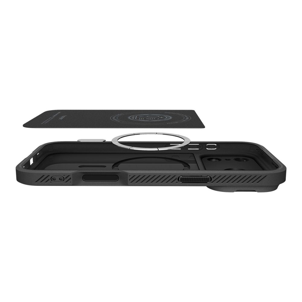 etui Spigen Optik Armor Mag Magsafe czarne Apple iPhone 17 Pro / 7