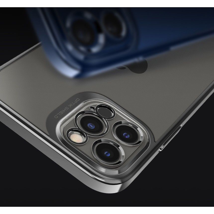etui Spigen Optik Crystal Chrome grey Apple iPhone 12 Pro (6.1 cali) / 9