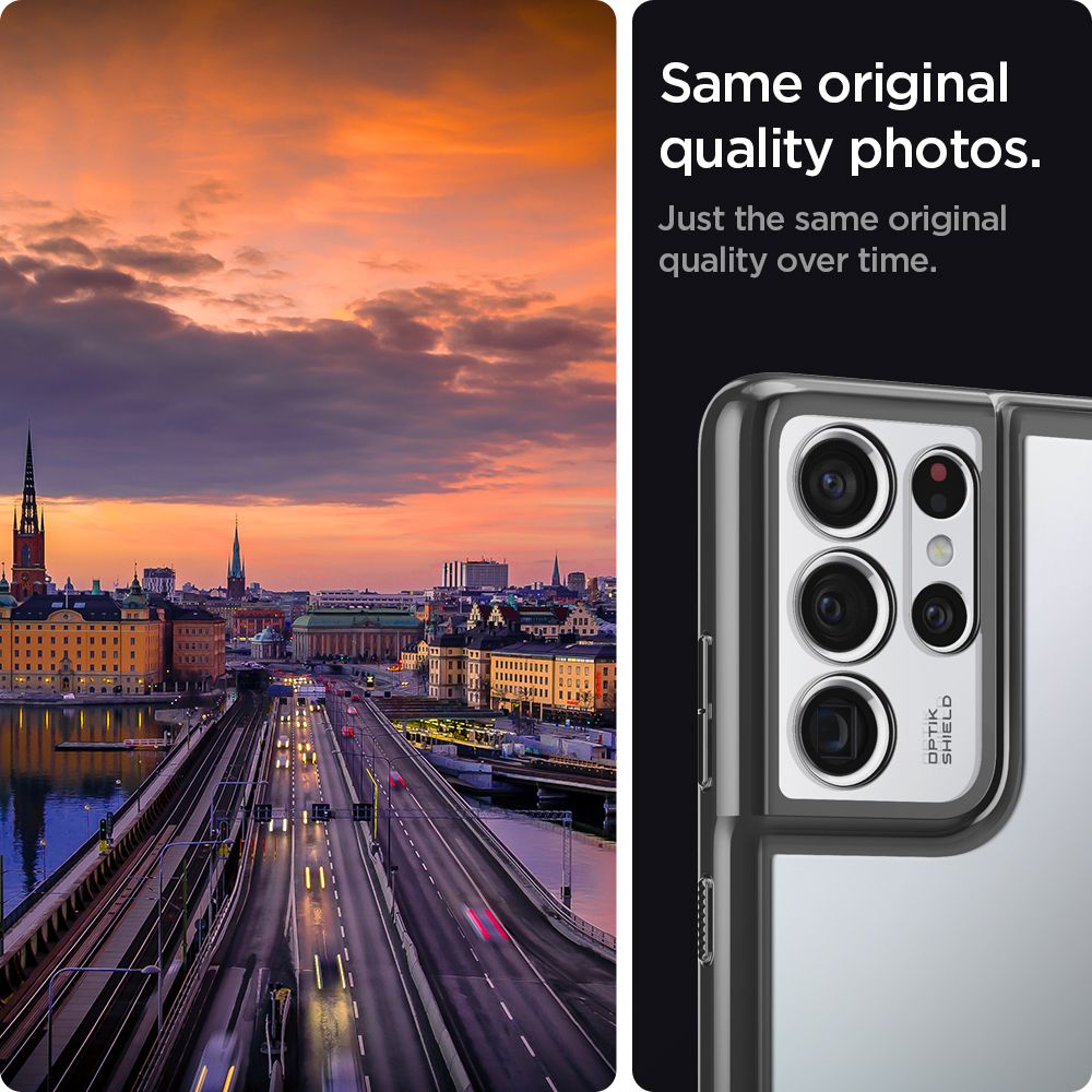 etui Spigen Optik Crystal Chrome grey Samsung s21 Ultra / 4 etui Spigen Optik Crystal Chrome grey Samsung s21 Ultra / 4