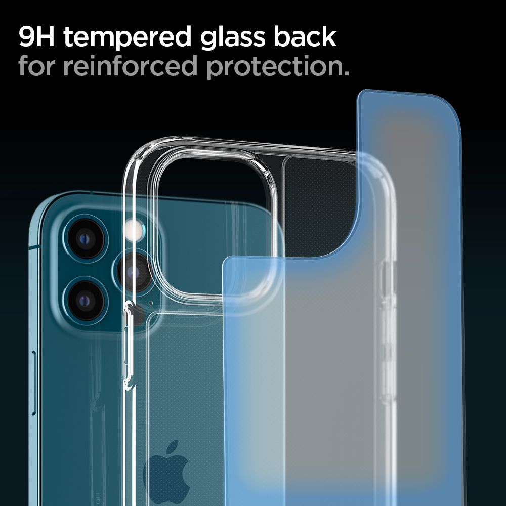 etui Spigen Quartz Hybrid Matte przeźroczyste Apple iPhone 12 Pro Max / 3 etui Spigen Quartz Hybrid Matte przeźroczyste Apple iPhone 12 Pro Max / 3