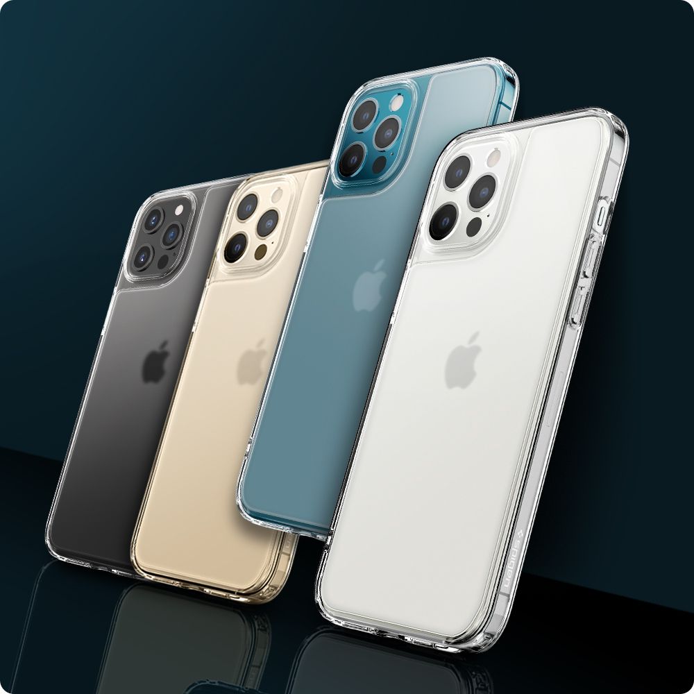 etui Spigen Quartz Hybrid Matte przeźroczyste Apple iPhone 12 Pro Max / 4 etui Spigen Quartz Hybrid Matte przeźroczyste Apple iPhone 12 Pro Max / 4