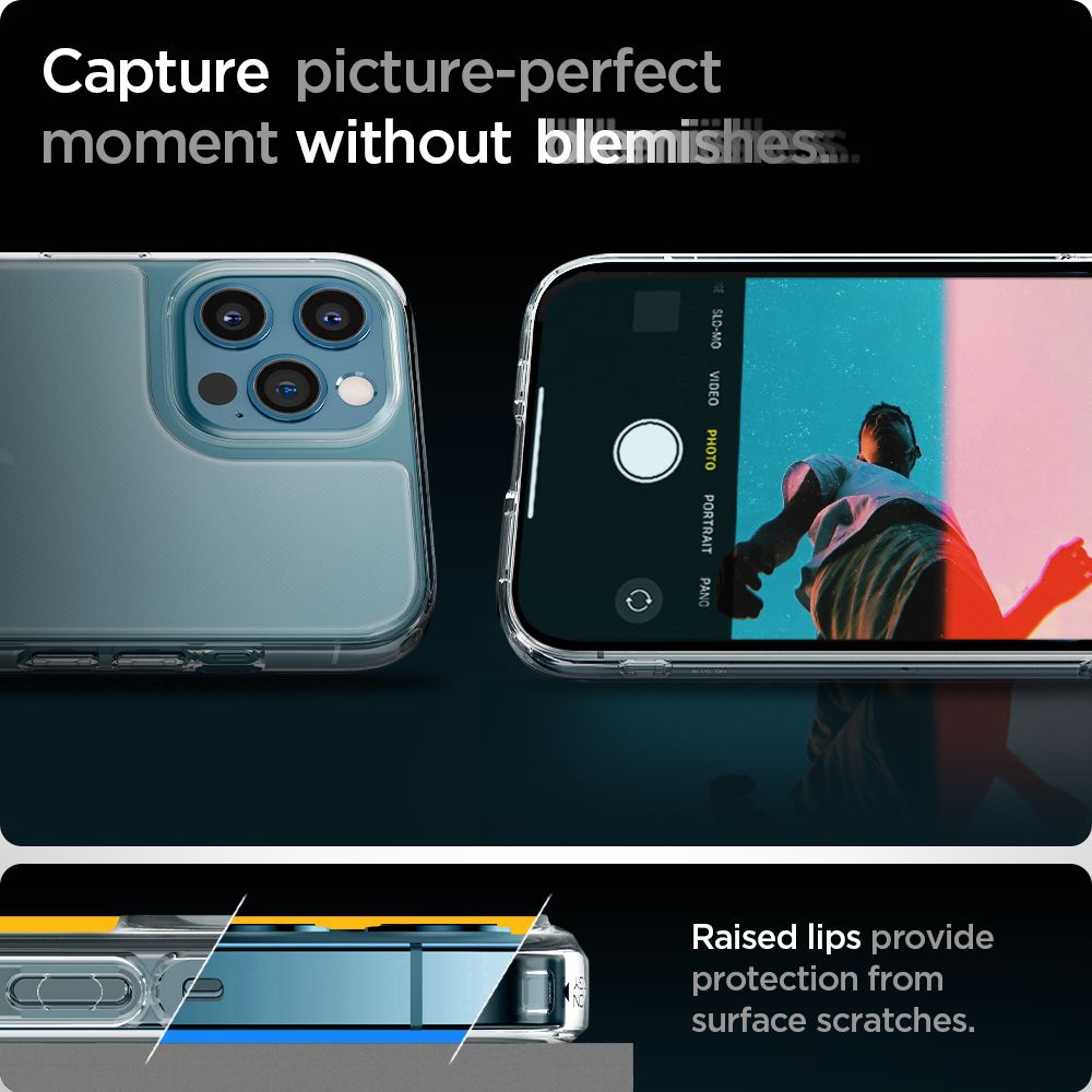etui Spigen Quartz Hybrid Matte przeroczyste Apple iPhone 12 Pro Max / 5