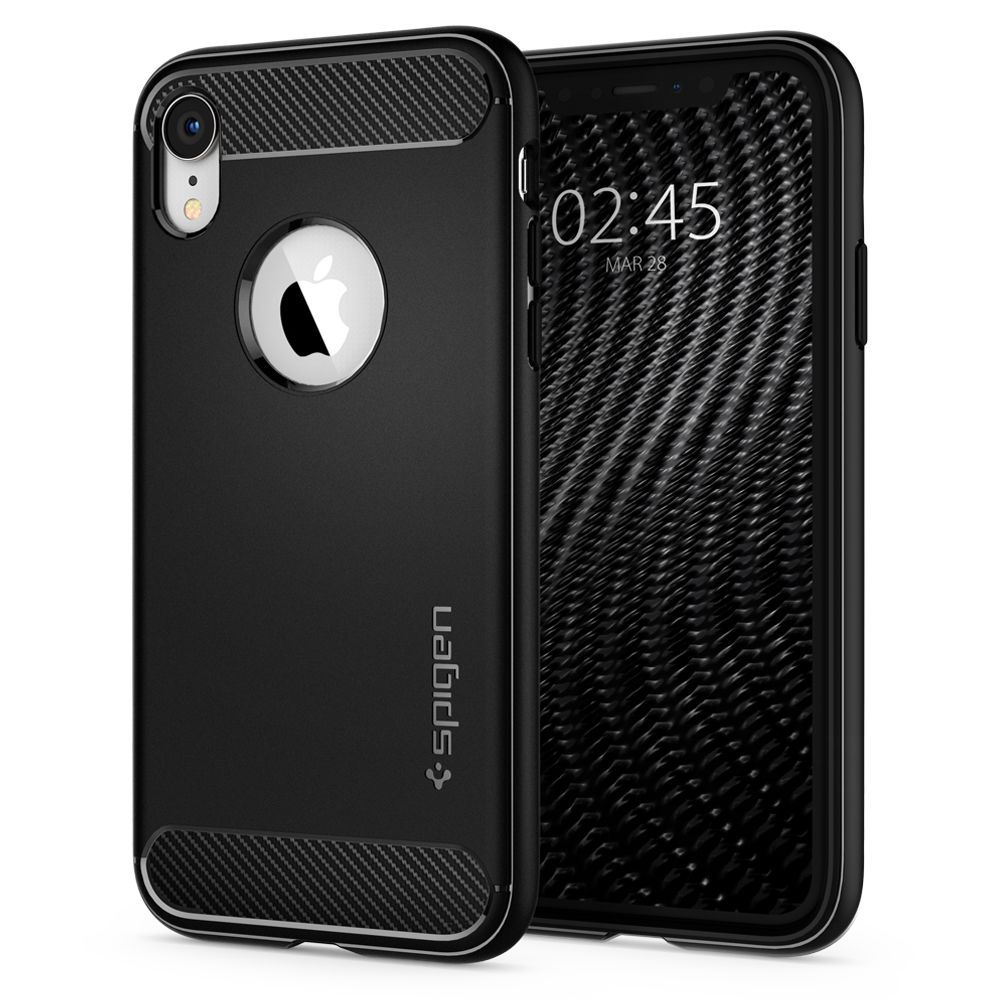 etui Spigen Rugged Armor Czarne Apple iPhone XR
