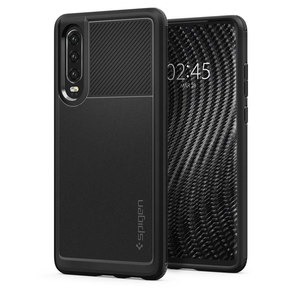 etui Spigen Rugged Armor Czarne Huawei P30