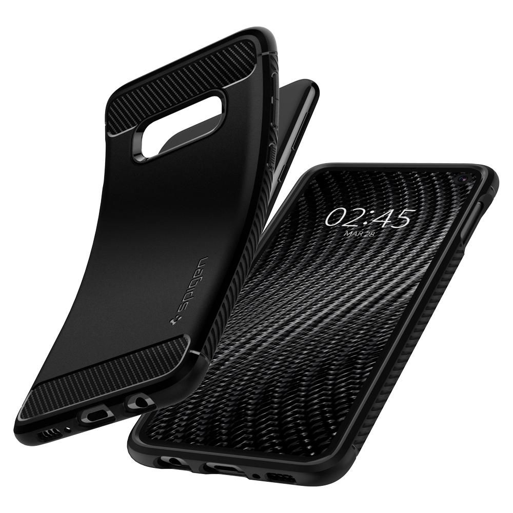 etui Spigen Rugged Armor Czarne Samsung Galaxy S10e / 3 etui Spigen Rugged Armor Czarne Samsung Galaxy S10e / 3