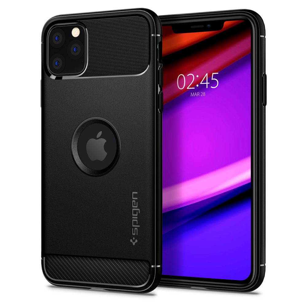 etui Spigen Rugged Armor Czarne Apple iPhone 11 Pro Max etui Spigen Rugged Armor Czarne Apple iPhone 11 Pro Max