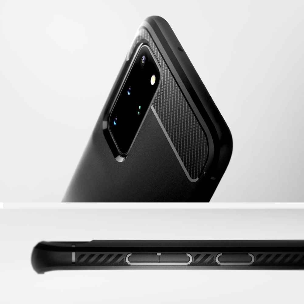 etui Spigen Rugged Armor Czarne Samsung Galaxy S20 Plus / 11