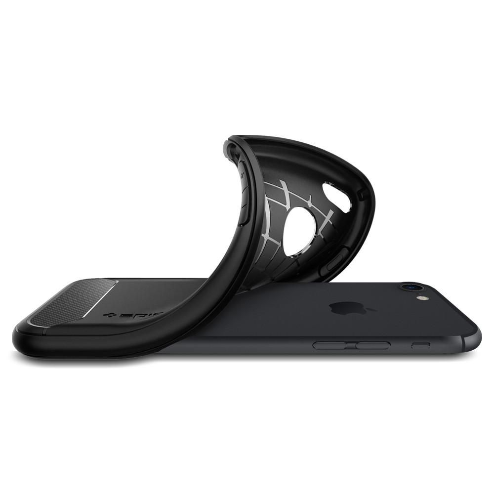 etui Spigen Rugged Armor Czarne Apple iPhone 7 / 4 etui Spigen Rugged Armor Czarne Apple iPhone 7 / 4