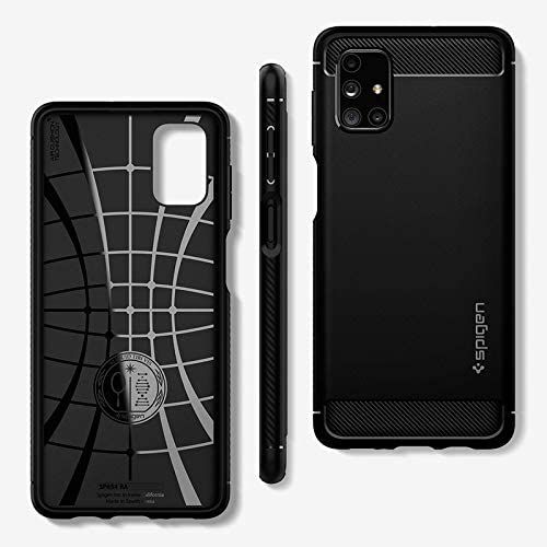 etui Spigen Rugged Armor Czarne Samsung Galaxy M51 / 3
